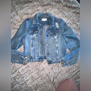 Denim jacket has some studs